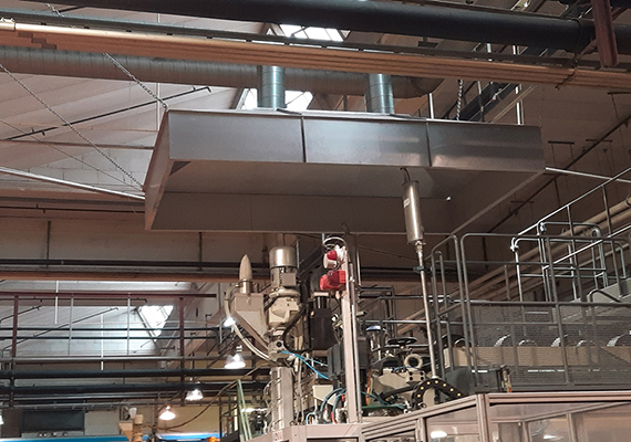 Avtrekkshette på Promens.